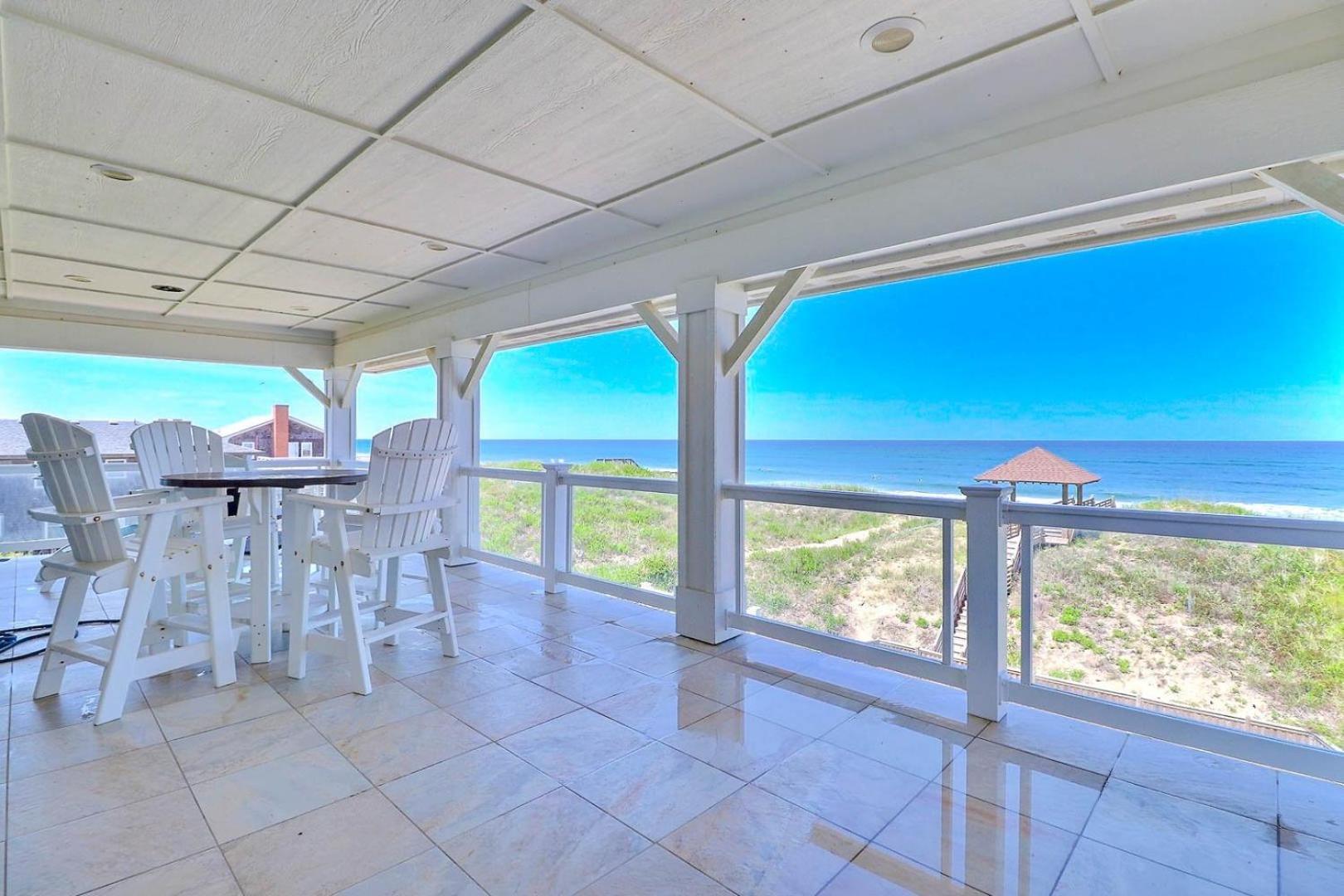 6007 Happy Sol Oceanfront Heatable Pool Villa นากส์เฮด ภายนอก รูปภาพ